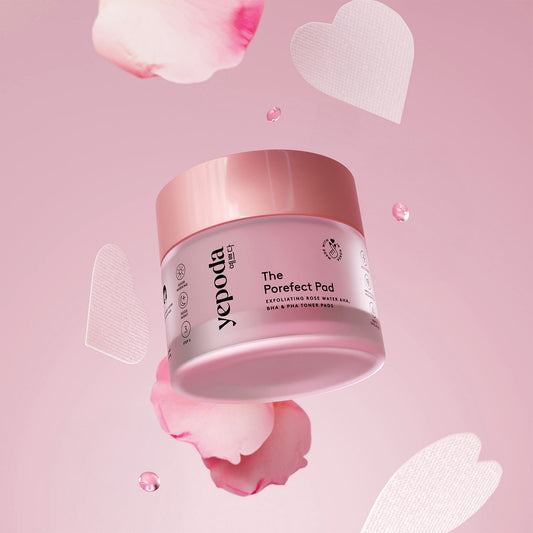 Yepoda The Porefect Pad – Dischetti esfolianti tonificanti all'acqua di rose