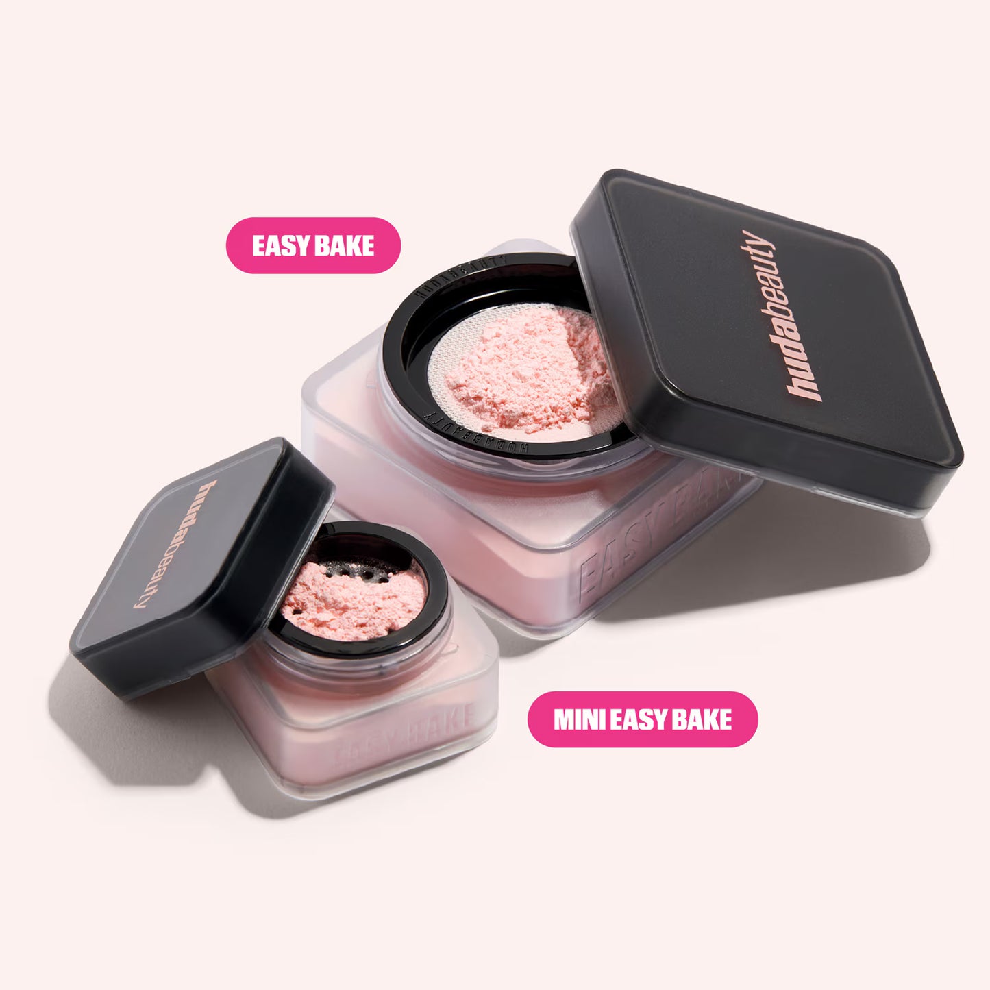 Cipria fissante in polvere libera Huda Beauty Mini Easy Bake